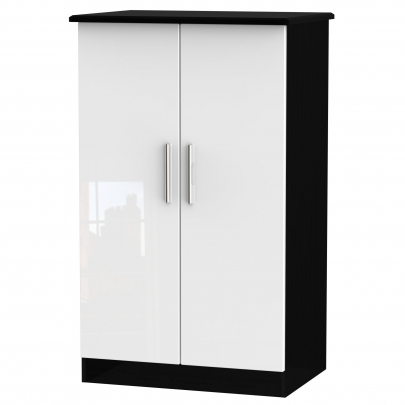 Welcome Furniture - Knightsbridge - Plain Midi Wardrobe - Multiple colours available - White