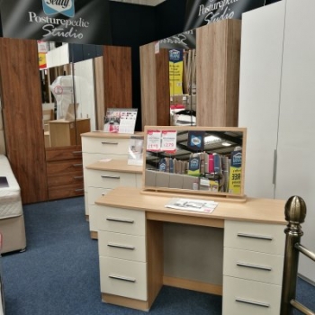 Bedroom furniture on display at all of our stores