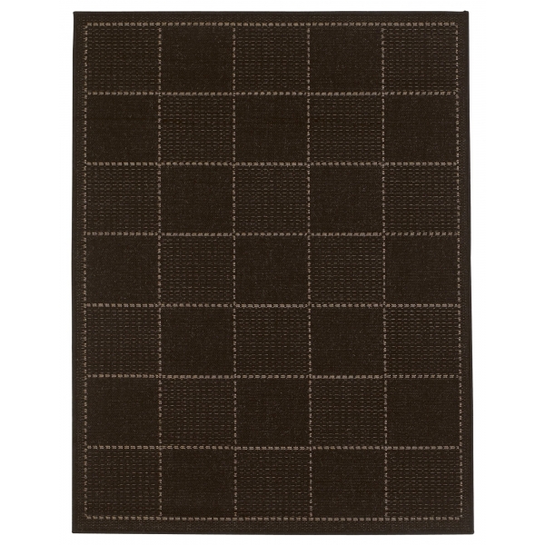 Checked Flatweave - Black