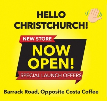 New store now open in Christchurch